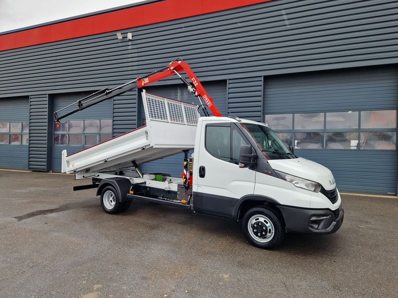 IVECO DAILY 35-160 BENNE + GRUE