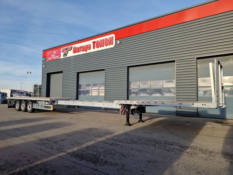 LECITRAILER EXTENDABLE FLATBED TWISTLOCKS