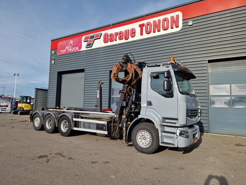 RENAULT PREMIUM 470 TRIDEM AMPLIROLL + GRU